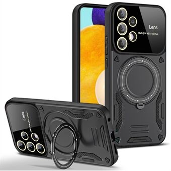 Samsung Galaxy A52 4G / A52s 5G / A52 5G - Ring Kickstand -kotelo tietokoneesta ja TPU-materiaalista valmistettu puhelinsuoja, joka on yhteensopiva MagSafen kanssa.