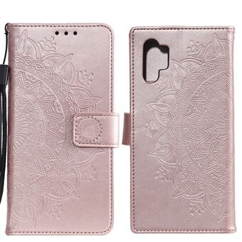 Painettu Mandala Flower Wallet -nahkakotelo hihnalla Samsung Galaxy A32 4G:lle (EU-versio)