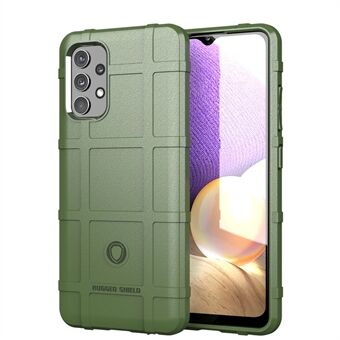 Iskunkestävä Rugged Square Grid TPU -puhelin joustava kotelo Samsung Galaxy A32 4G:lle (US-versio)