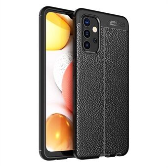 Litchi Texture Joustava TPU-puhelinkotelo Hyvin suojattu suojakuori Samsung Galaxy A32 4G:lle (EU-versio)