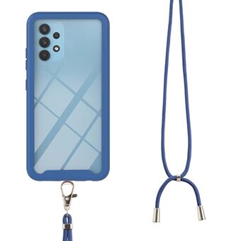 PC + TPU Hybrid Case Lanyard suojaava puhelimen kuori Samsung Galaxy A32 4G:lle (EU-versio)