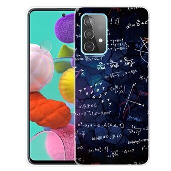 Suloinen kuviotulostusmuotoilu Pehmeät TPU- Scratch suojakuoret Samsung Galaxy A32 4G:lle (EU-versio)