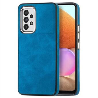 Samsung Galaxy A32 4G (EU-versio) Skin-Touch - Liukumaton suojus PU-nahkapäällysteinen TPU-puhelinkotelo galvanoidulla kamerakehyksellä