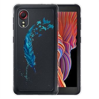 IMD-kuvioinen pudotuksenkestävä pehmeä TPU-puhelinkotelon suojus Samsung Galaxy Xcover 5:lle