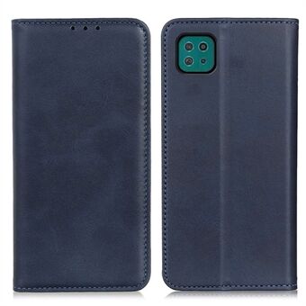Magneettisesti suljettava haljattu nahkainen puhelinkotelo, Stand lompakkojalusta Samsung Galaxy A22 5G (EU-versio)