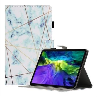 Koko vartaloa suojaava kuviollinen nahkainen Stand korttipaikalla Samsung Galaxy Tab A7 Lite 8.7 T220 / T225