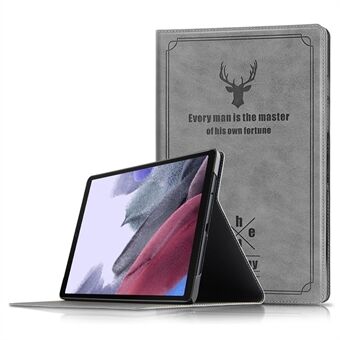 JIUYU Imprint Deer Pattern PU-nahka + PC Business taittuva Stand kansi monikulmaisella katselukulmalla Samsung Galaxy Tab A7 Lite 8,7 tuumalle