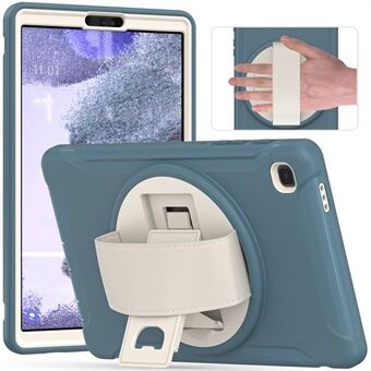 Samsung Galaxy Tab A7 Lite 8,7-tuumainen T220/T225/T225N/T225C 360° pyörivä tukijalusta PC + TPU-tablettikotelo käsihihnalla