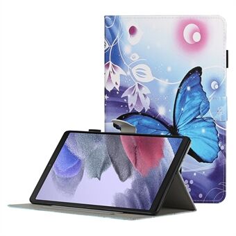 Slim Fit Kevyt iskunkestävä PU-nahkakuvioinen Stand tabletin suojus Galaxy Tab A7 Lite 8,7 tuuman SM-T220:lle (Wi-Fi)