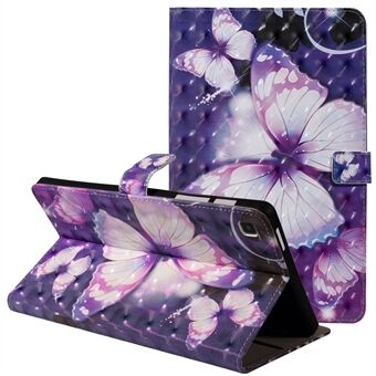 Kuviotulostustablettisarja-1 3D-kuvioiden tulostus Automaattinen herätys/nukkuminen, nahkainen tablet- Stand Suojakuori Samsung Galaxy Tab A7 Lite 8,7 tuumalle/T225/T220