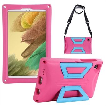 Kannettava kahva EVA + PC putoamista estävä tablettikotelo Kickstand suojakuori olkahihnalla Samsung Galaxy Tab A7 Lite 8,7 tuumalle