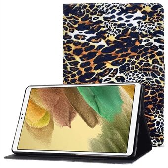 Samsung Galaxy Tab A7 Lite 8,7 tuuman (T220 / T225) iskunkestävälle kotelolle PU-nahkainen tabletin kannen kuvio painettu magneettinen kansi Stand / korttipaikalla