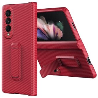 Iskunkestävä puhelinkuori Samsung Galaxy Z Fold3 5G hiilikuitukuvioiselle suojakuorelle, Scratch puhelinkuori