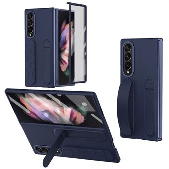 Samsung Galaxy Z Fold3 5G Kotelo Pidike Ranneke PC Puhelimen Suoja Karkaistu Lasi Kalvolla