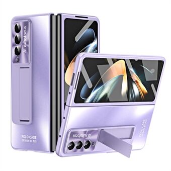 Samsung Galaxy Z Fold3 5G Hard PC Back Cover AG Matta Kickstand puhelinkotelo etunäytön suojakalvolla