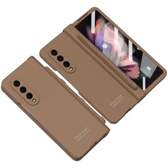 Samsung Galaxy Z Fold3 5G -kotelon taittuva tietokonekotelo puhelimen suojaksi, mukana kynä / karkaistu lasikalvo.