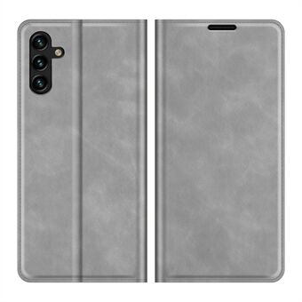 Putoamista estävä Stand Design Silky-Touch Super Magnet Closure Folio Flip Nahkainen Suojakotelo Lompakko Samsung Galaxy A13 5G / A04s 4G (164,7 x 76,7 x 9,1 mm)