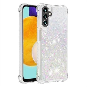 Quicksand Flowing Moving Glitter Joustava TPU Iskunkestävä Söpö puhelinkotelo Samsung Galaxy A13 5G / A04s 4G:lle (164,7 x 76,7 x 9,1 mm)