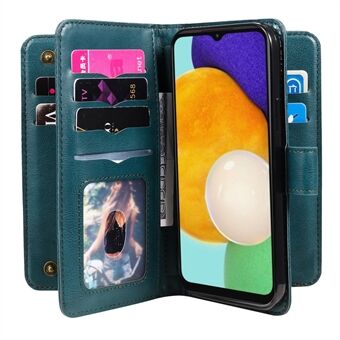 Samsung Galaxy A13 5G / A04s 4G (164,7 x 76,7 x 9,1 mm) KT Monitoiminen Series-1 10 korttipaikkaa Design Taitettava Stand Nahkainen puhelimen kansi Hyvin suojattu lompakon kuori