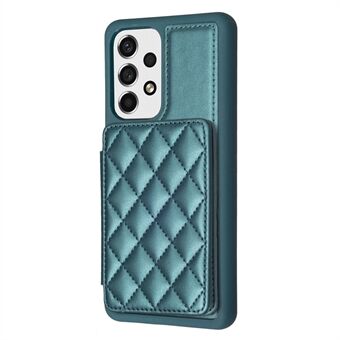 BF25 Samsung Galaxy A13 4G / 5G korttitelineen Kickstand PU-nahkapäällysteinen TPU-suojakuori