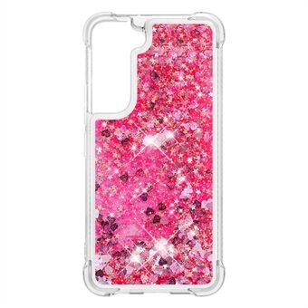 Liikkuva Quicksand Glitter Cover TPU Söpö kirkas puhelinkotelo Samsung Galaxy S22 5G:lle