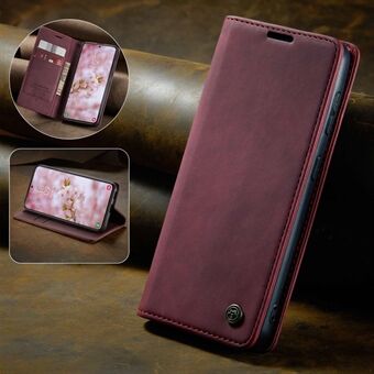 CASEME 013 -sarja Samsung Galaxy S22 5G PU -nahkaiselle lompakkopuhelimelle Stand Magneettinen absorptiokorttikotelon kansi