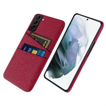 Samsung Galaxy S22 5G -älypuhelimen kotelolle Kangasrakenne Monitoiminen Dual Card Slots Kangas + PC-puhelimen takakuori