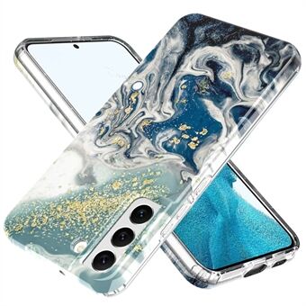 Samsung Galaxy S22 5G GW18 IMD Marble Pattern -iskunkestävälle PC+TPU-kotelon suojakuorelle