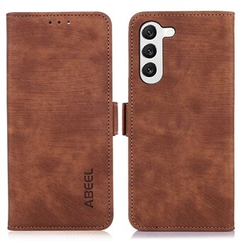 ABEEL Wallet -puhelimen suojakuori Samsung Galaxy S22 5G -puhelimelle, Scratch retrotekstuuri PU-nahkainen Stand