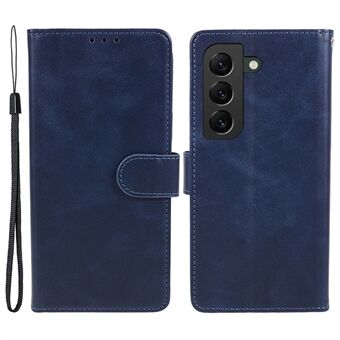 Samsung Galaxy S22 5G Wallet PU-nahkaiselle puhelinkuorelle, pohkeen rakenne Stand suojakuori