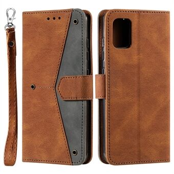 Ommelpinnan liitostyylinen PU-nahka ja TPU-puhelimen läppäkotelo Skin-touch Stand Lompakon puhelimen suojakuori Samsung Galaxy A33 5G:lle