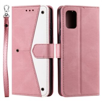 Ommelpinnan liitostyylinen PU-nahka ja TPU-puhelimen läppäkotelo Skin-touch Stand Lompakon puhelimen suojakuori Samsung Galaxy A33 5G:lle