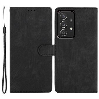 Samsung Galaxy A33 5G Skin-touch PU-nahkainen puhelinkotelo Flip Stand Lompakon suoja