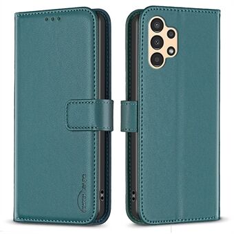 BINFEN COLOR BF17 Samsung Galaxy A33 5G puhelintelineen Stand PU nahka + TPU lompakko puhelimen suojakuori