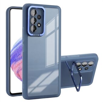 Galvanoitu PC Kickstand Suojakuori Samsung Galaxy A33 5G Lens Protector TPU Matta Puhelinkuori