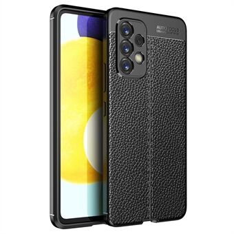 Litchi Texture Joustava TPU Slim Fashion liukumaton suojaava puhelinkotelo Samsung Galaxy A53:lle