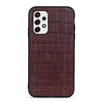 Aidolla nahalla päällystetty PC+TPU-kotelo Crocodile Texture -putoamista estävä suojus Samsung Galaxy A53 5G:lle