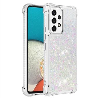 LE1-sarjan kimaltelevat paljetit Quicksand TPU Cover Shell -pudotuksenkestävä puhelimen suojakuori Samsung Galaxy A53 5G:lle