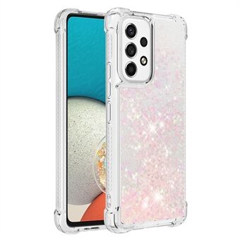 LE1-sarjan kimaltelevat paljetit Quicksand TPU Cover Shell -pudotuksenkestävä puhelimen suojakuori Samsung Galaxy A53 5G:lle