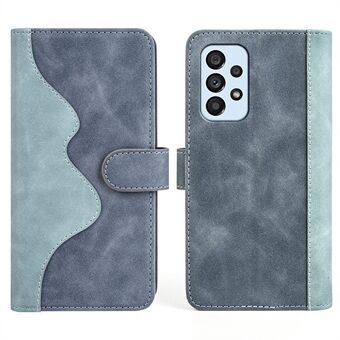 Splicing Design matkapuhelimen kotelo Samsung Galaxy A53 5G Nahka Lompakko Style Folio Flip Putoamista estävä puhelimen kuori Stand