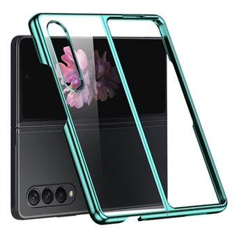 Samsung Galaxy Z Fold4 5G Galvanoitu PC-puhelimen kansi Ohut läpinäkyvä matkapuhelimen takakuori