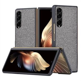 Samsung Galaxy Z Fold4 5G merihiekkakuvioidulle puhelinkuorelle Scratch PU-nahkapäällysteinen kova PC-taitettava kansi