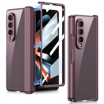 GKK Samsung Galaxy Z Fold4 5G magneettisella saranan PC-suojukselle, joka suojaa kokoontaitettavaa puhelinkoteloa karkaistulla lasinäyttökalvolla