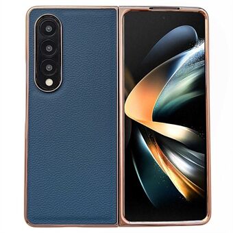 Samsung Galaxy Z Fold4 5G Horizon Series Nano Galvanoitu puhelinkotelo PU-nahkapäällysteinen kova PC-suojakuori