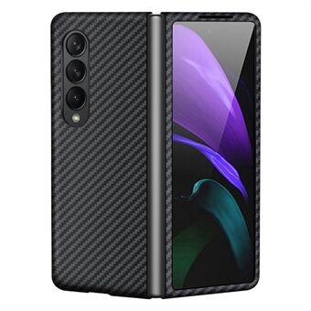 Samsung Galaxy Z Fold4 5G iskunkestävälle hiilikuitukuvioiselle aramidikuitutakakuorelle Ultra ohut puhelimen suojus