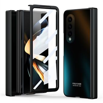 Samsung Galaxy Z Fold4 5G kovalle PC-puhelinkotelolle pudotusta estävä puhelimen kuorikotelo näyttökalvolla