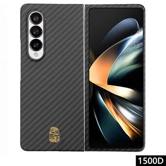 Samsung Galaxy Z Fold4 5G -kotelon kuori, 1500D karkea tekstuurinen aramidikuitu, suuri takalinssien aukko puhelinsuoja