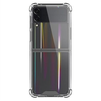 Samsung Galaxy Z Flip4 5G Aurora Pattern läpinäkyvä TPU + akryyli takakansi turvatyynyn putoamisenestokotelo