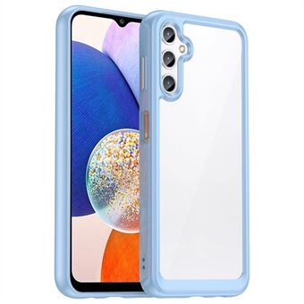 Samsung Galaxy A14 5G -puhelinkuorelle, Scratch TPU-puskuri + akryyli takakuoren suojakuori