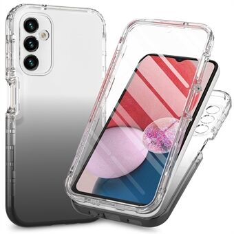 Samsung Galaxy A14 5G Gradient puhelinkuorelle PC + TPU iskunkestävä kansi PET-näytönsuojalla